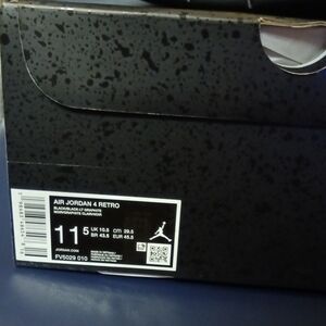Jordan 4 Retro Black Sneakers
